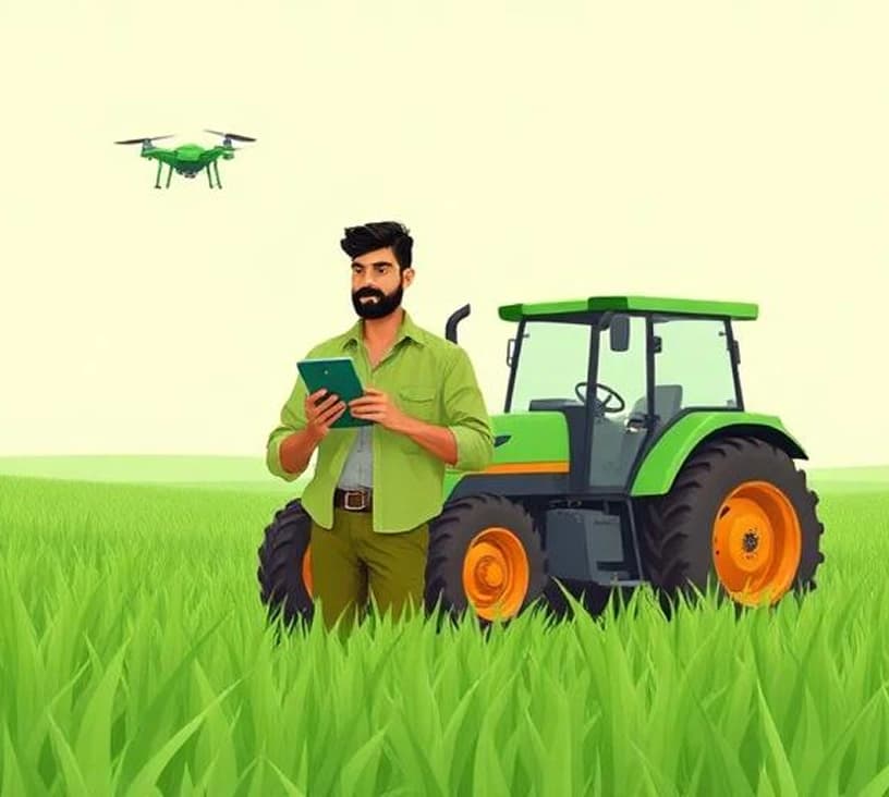 Smart Agriculture Illustration